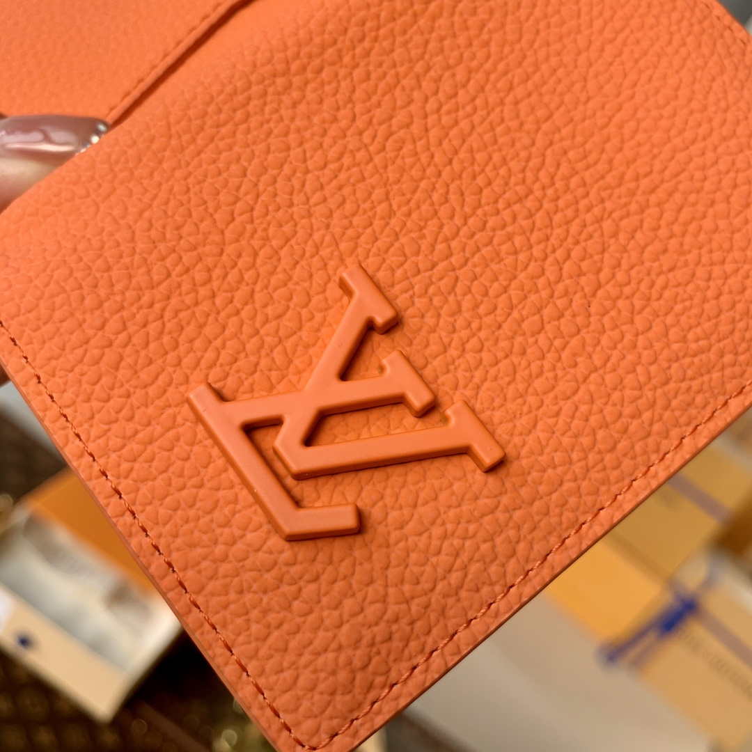 Louis Vuitton M81028 Pocket Organizer LV aerogram Orange
