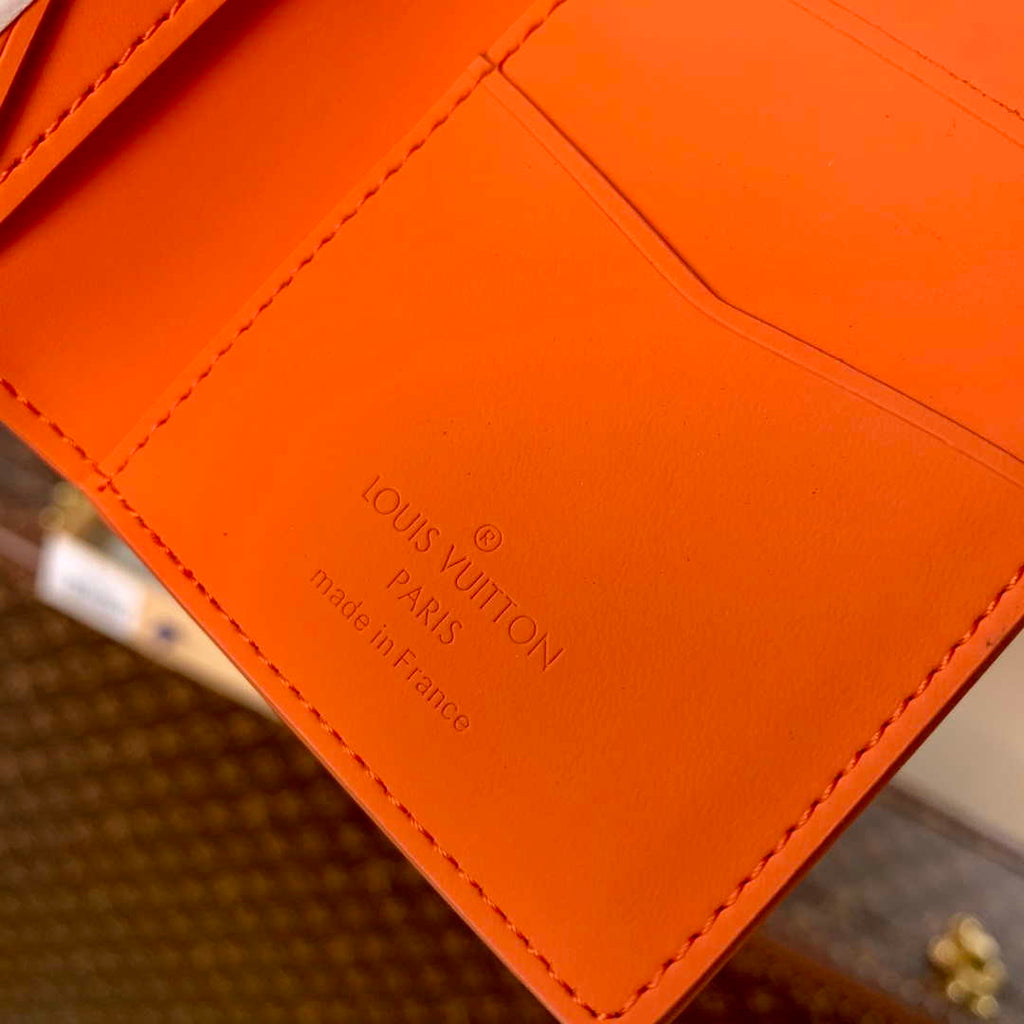 Louis Vuitton M81028 Pocket Organizer LV aerogram Orange