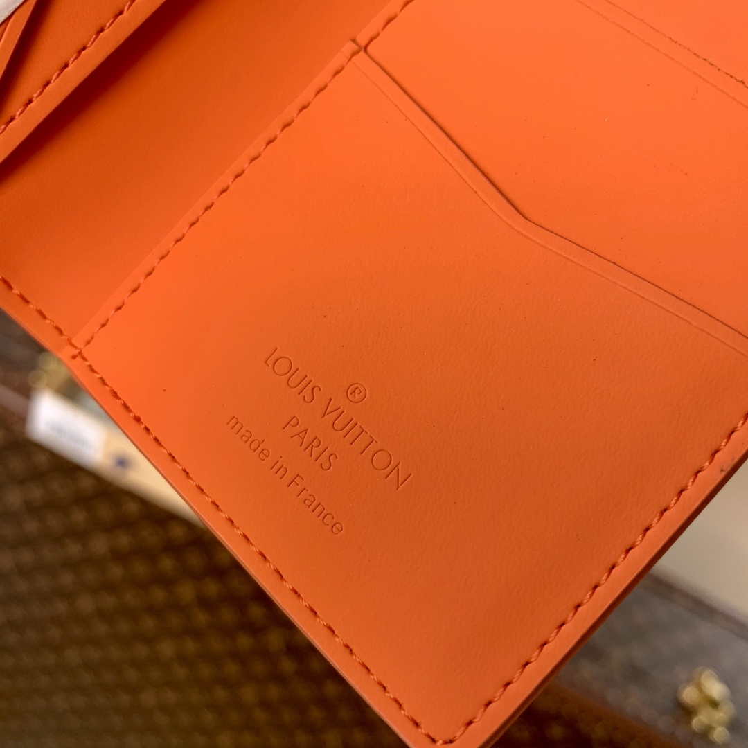 Louis Vuitton M81028 Pocket Organizer LV aerogram Orange