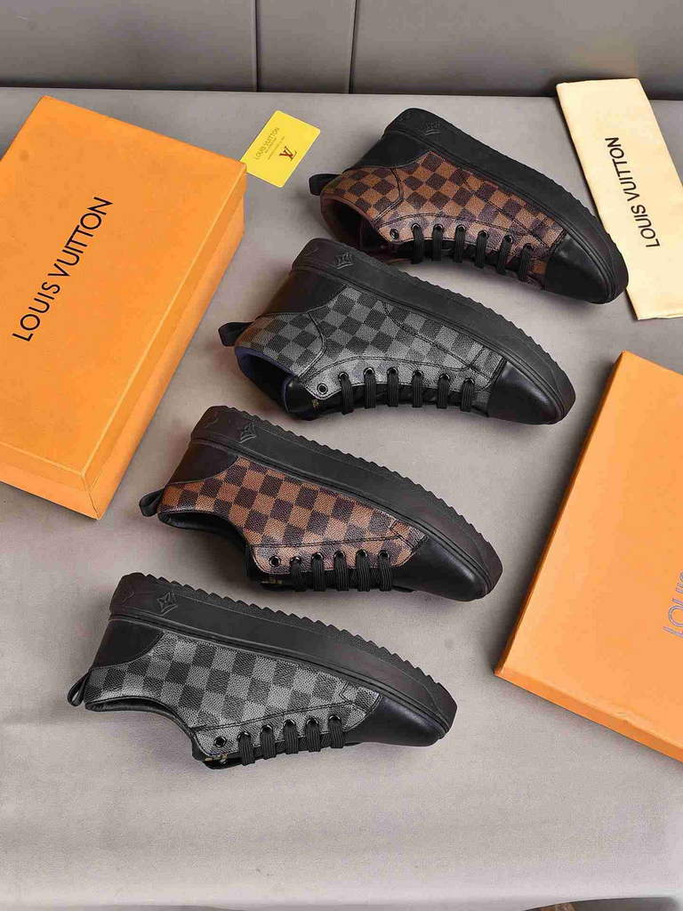Louis Vuitton Men Women's Loafers Designer LV Shoes M60124