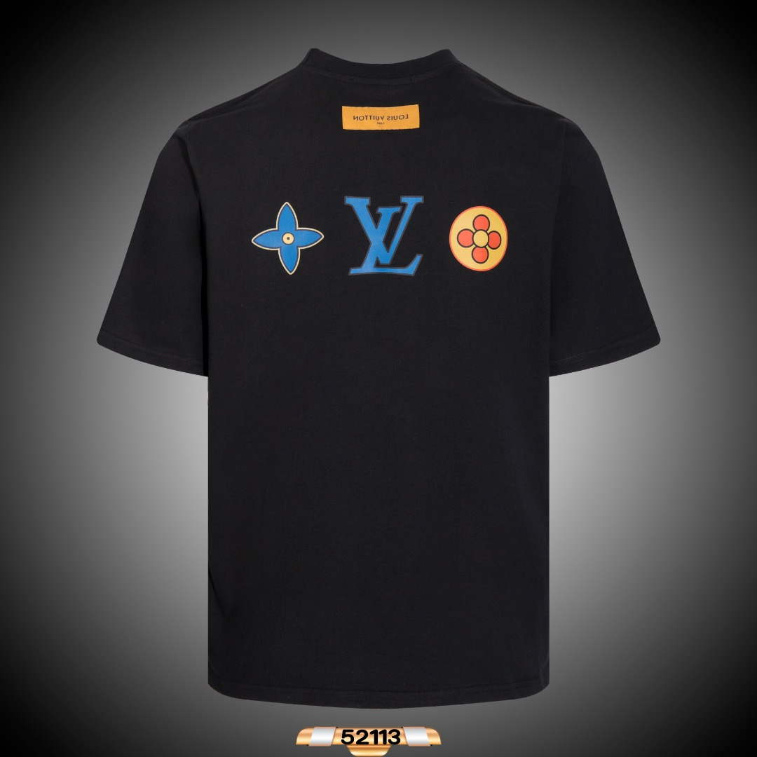 Louis Vuitton Men's Women's Short Sleeve T-shirt L36821