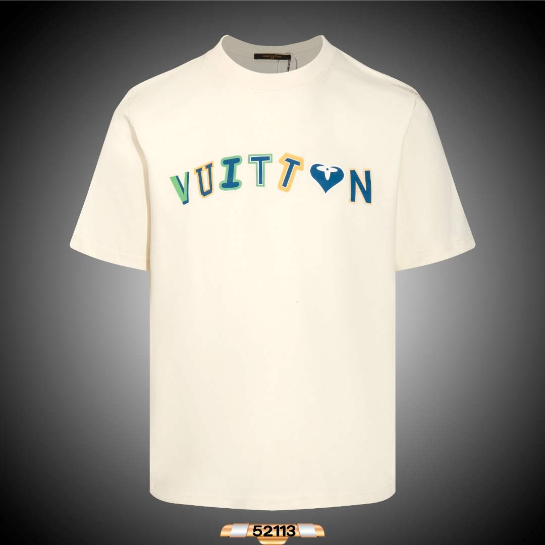 Louis Vuitton Men's Women's Short Sleeve T-shirt L36822