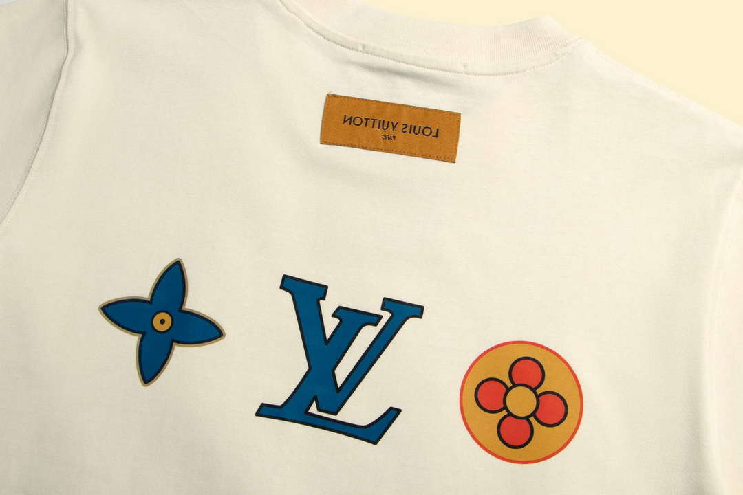 Louis Vuitton Men's Women's Short Sleeve T-shirt L36822