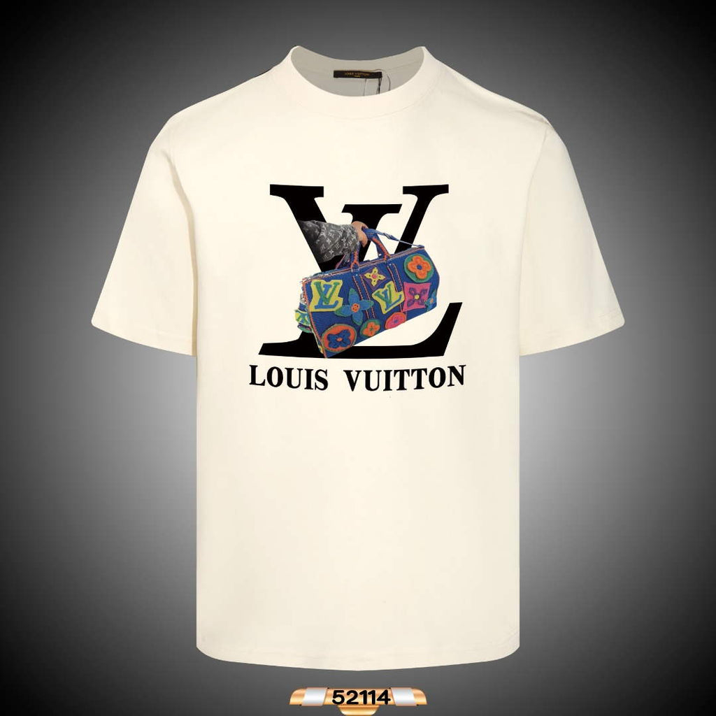Louis Vuitton Men's Women's Short Sleeve T-shirt L36825