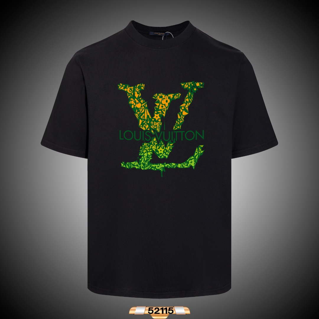 Louis Vuitton Men's Women's Short Sleeve T-shirt L36827