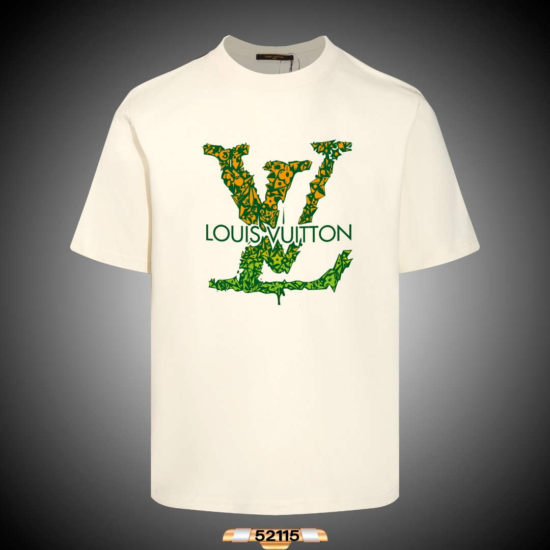 Louis Vuitton Men's Women's Short Sleeve T-shirt L36828