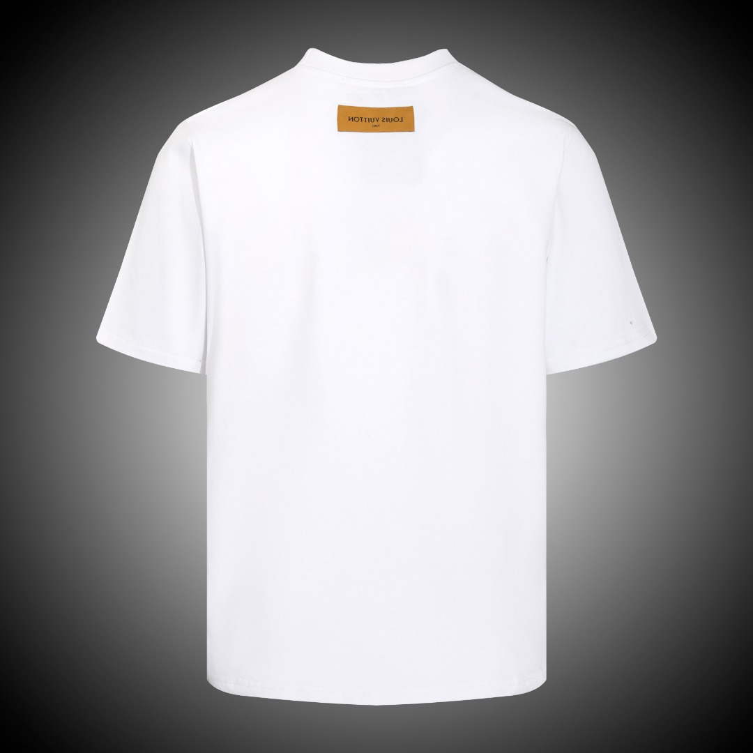 Louis Vuitton Men's Women's Short Sleeve T-shirt L36835