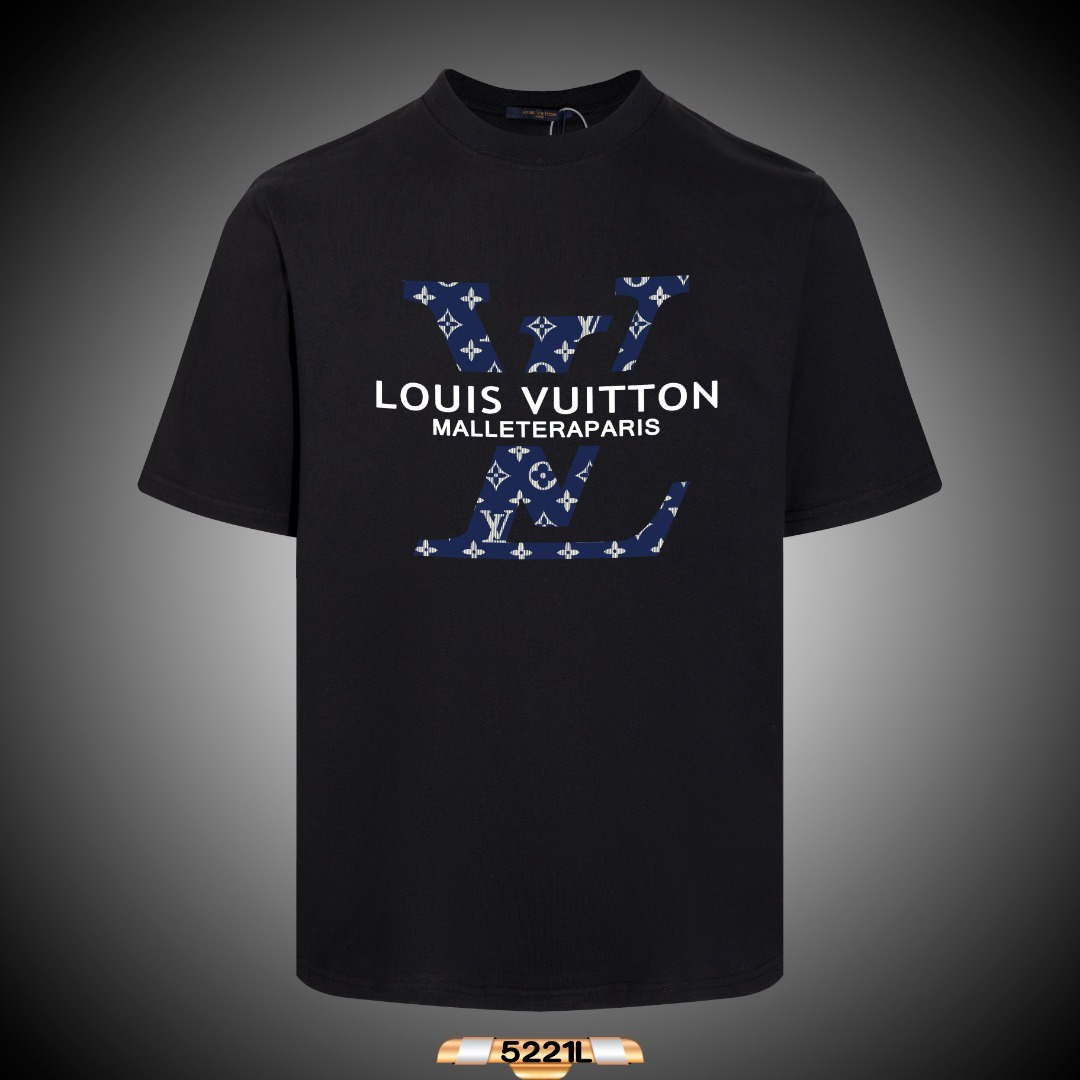 Louis Vuitton Men's Women's Short Sleeve T-shirt L36836