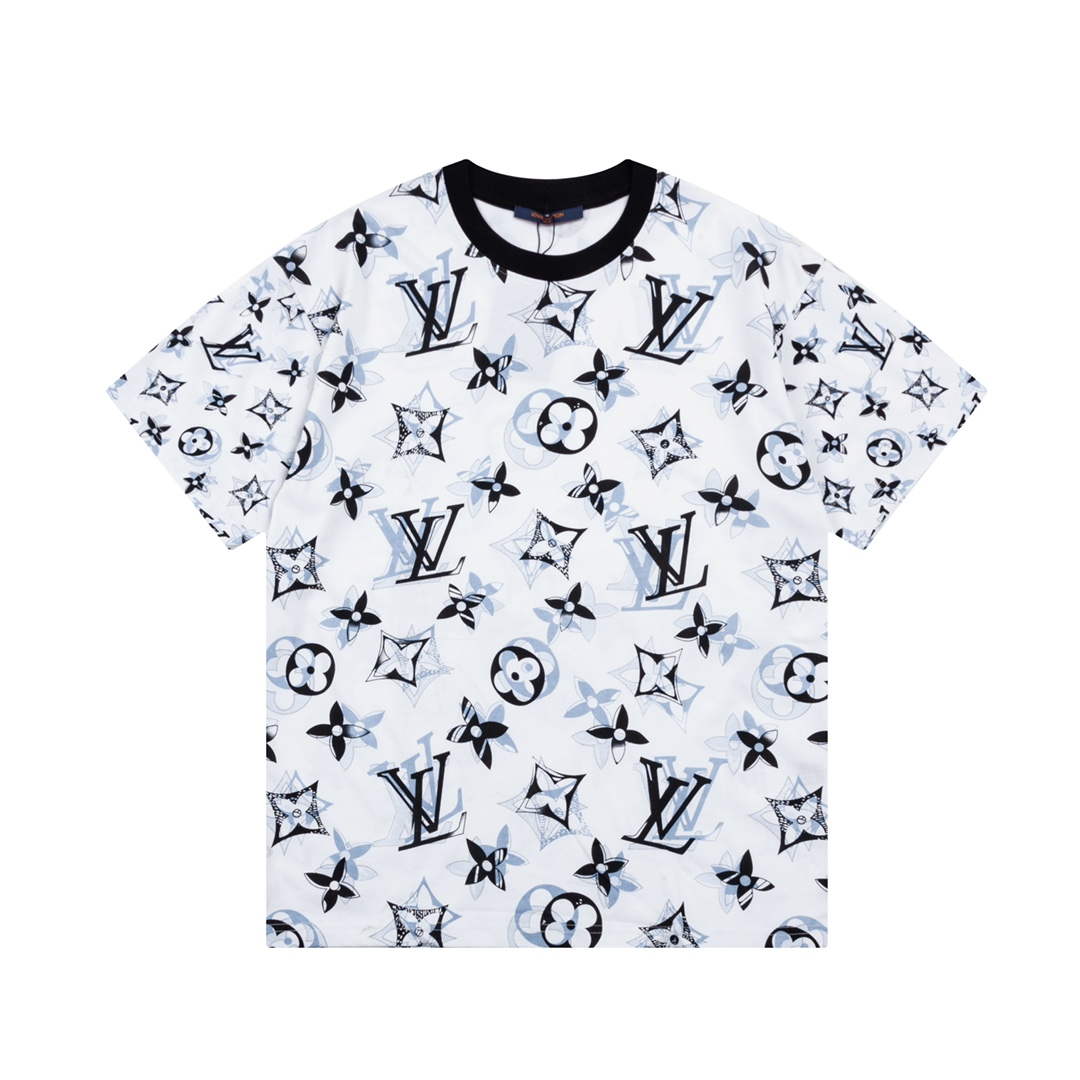 Louis Vuitton Men's Women's Short Sleeve T-shirt L36839