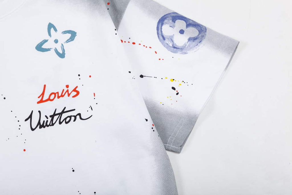 Louis Vuitton Men's Women's Short Sleeve T-shirt L36840