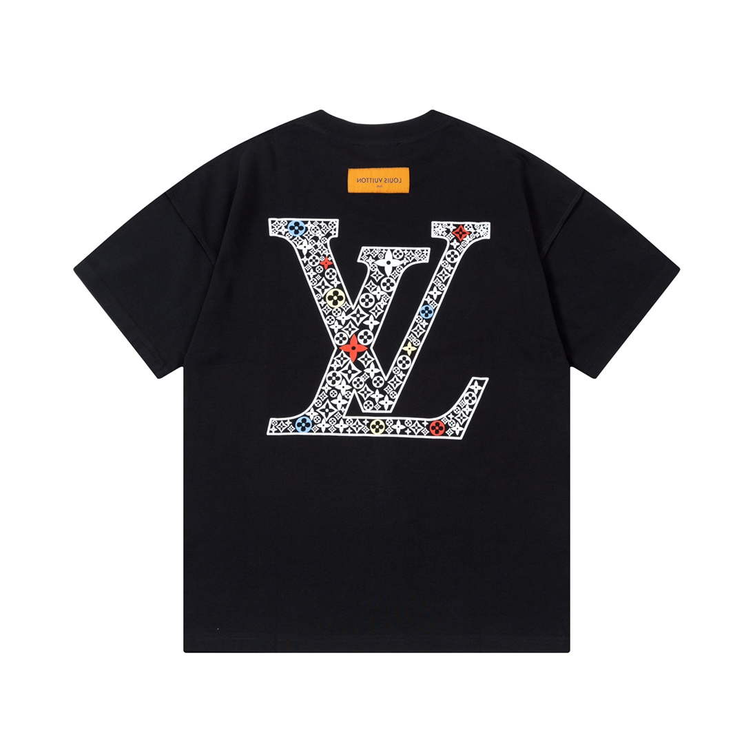 Louis Vuitton Men's Women's Short Sleeve T-shirt L36843