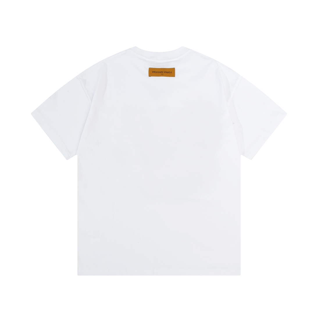 Louis Vuitton Men's Women's Short Sleeve T-shirt L36844