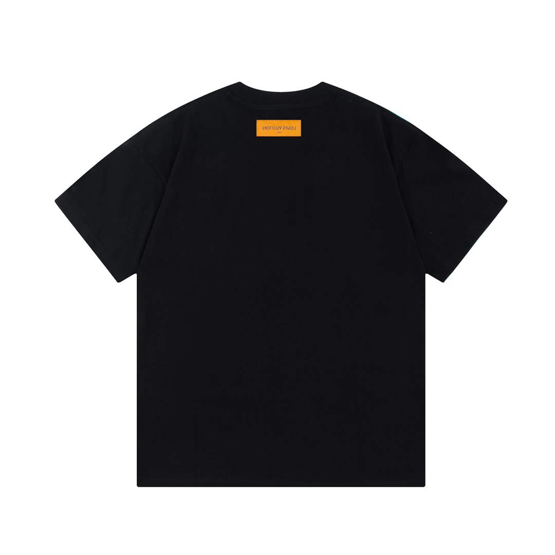 Louis Vuitton Men's Women's Short Sleeve T-shirt L36845