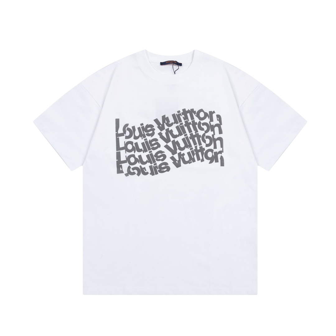 Louis Vuitton Men's Women's Short Sleeve T-shirt L36846