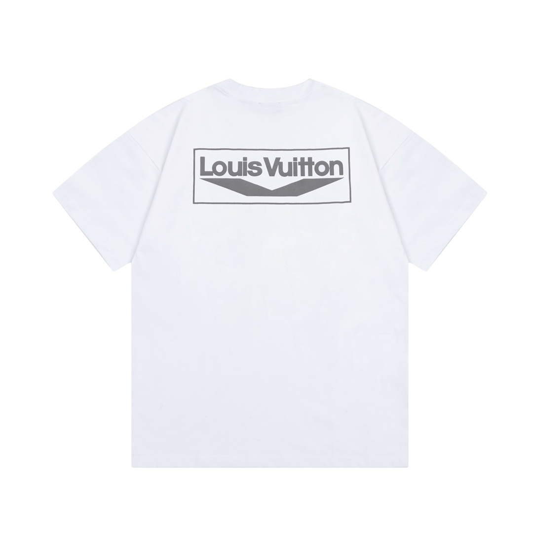 Louis Vuitton Men's Women's Short Sleeve T-shirt L36846