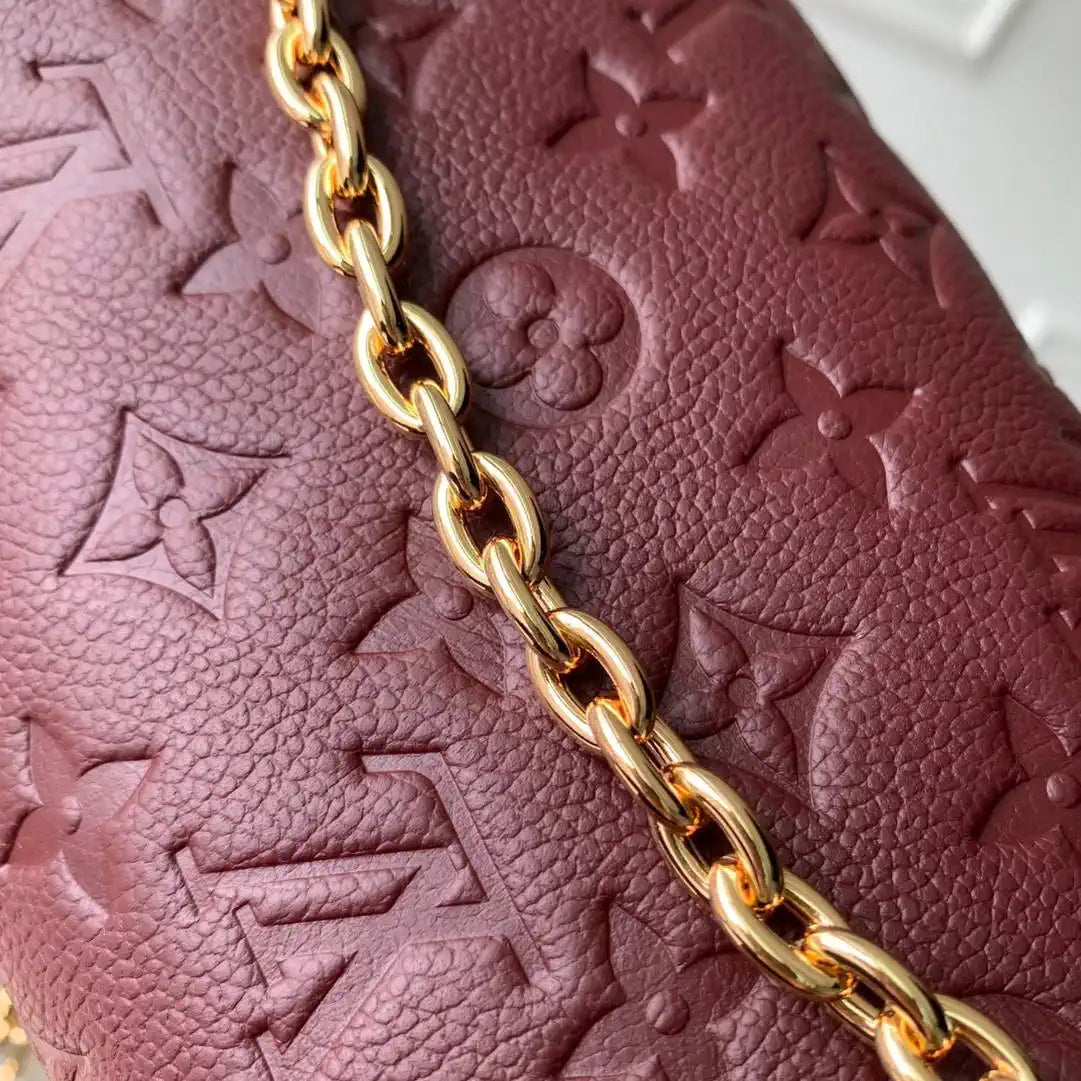Louis Vuitton Mini Bumbag Monogram Empreinte LV M82208 Red