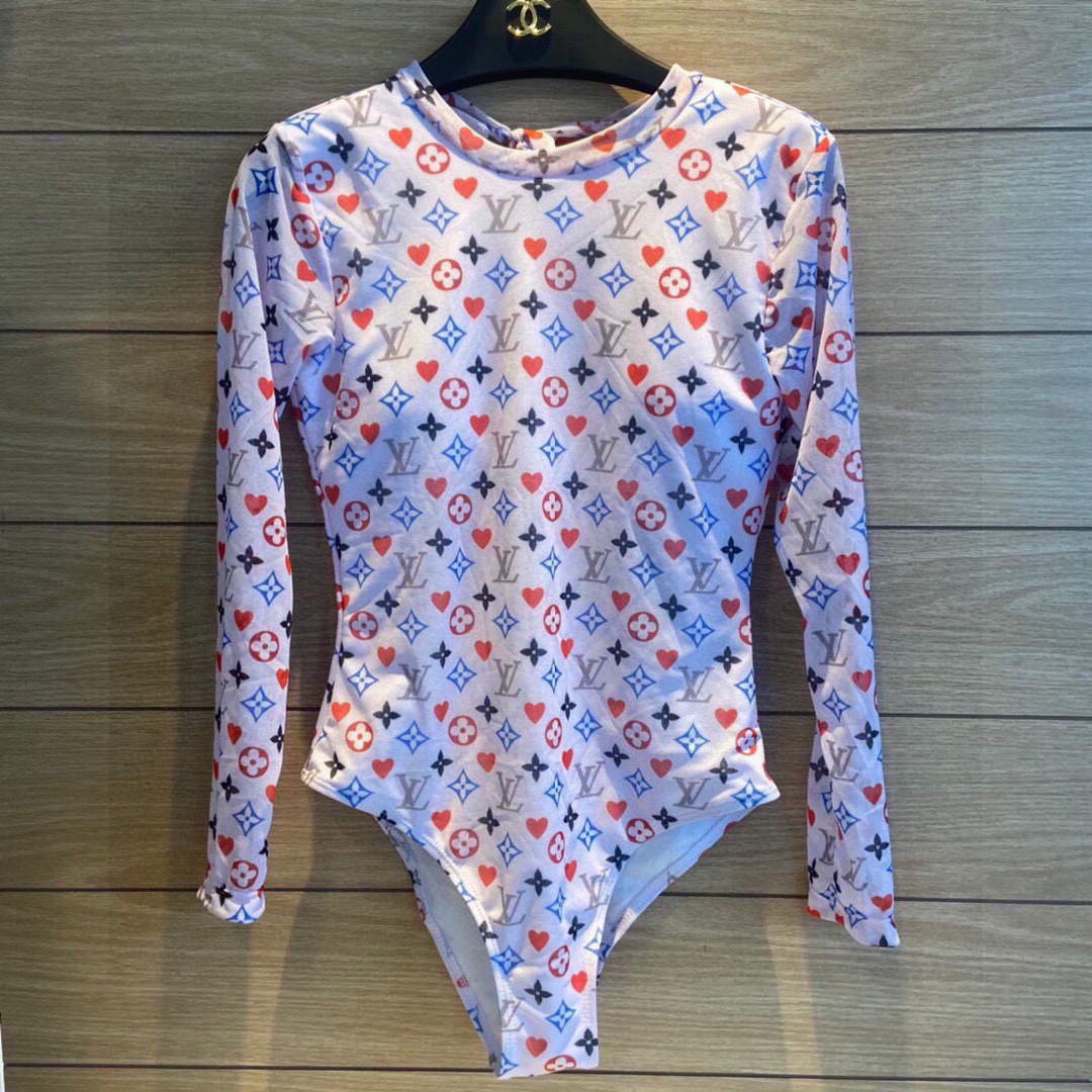 Louis Vuitton Monogram one-piece swimsuit LV 1A9N66 - S - View 1