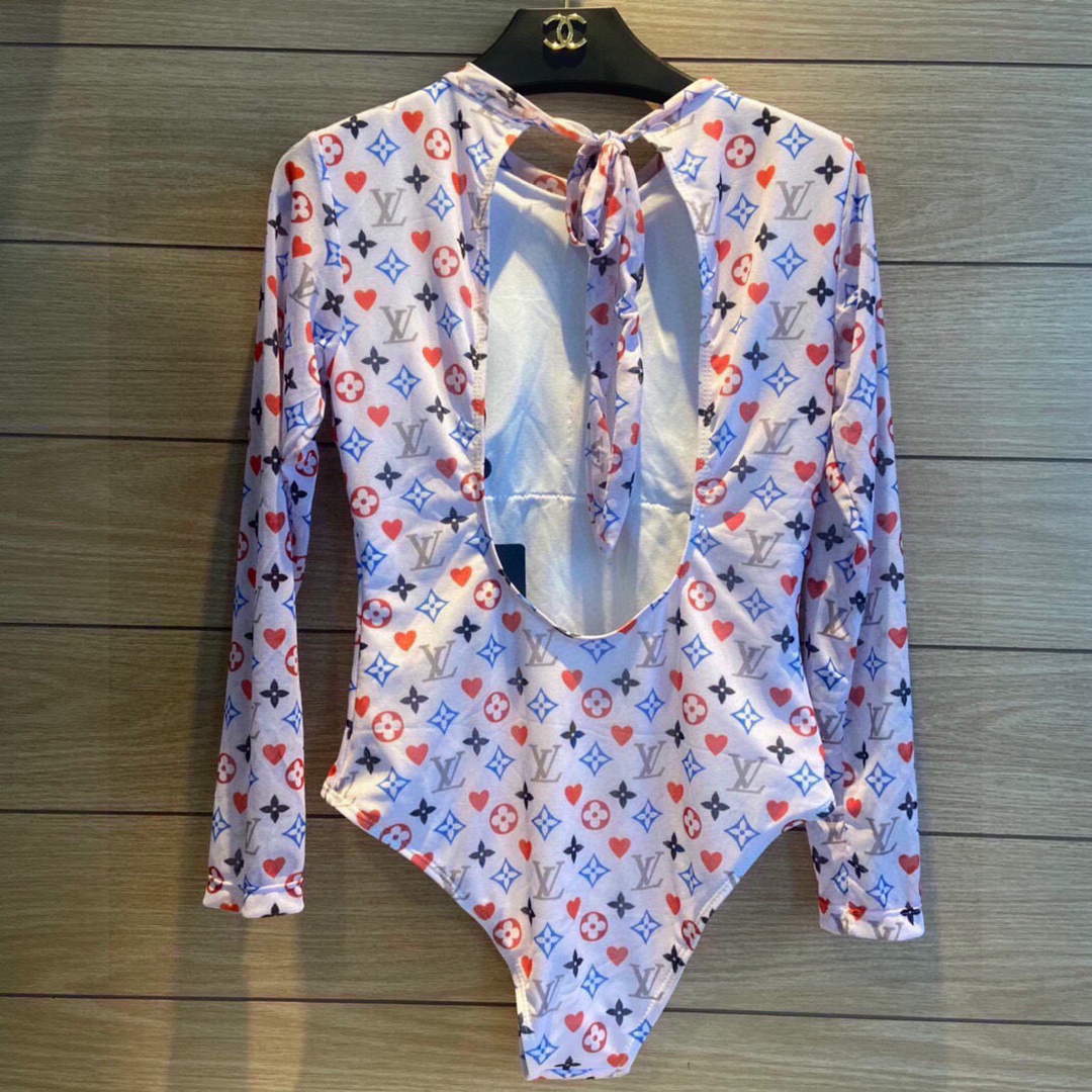 Louis Vuitton Monogram one-piece swimsuit LV 1A9N66