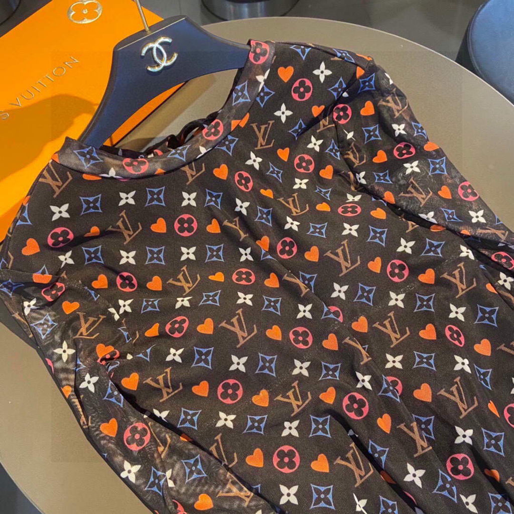 Louis Vuitton Monogram one-piece swimsuit LV 1A9N67