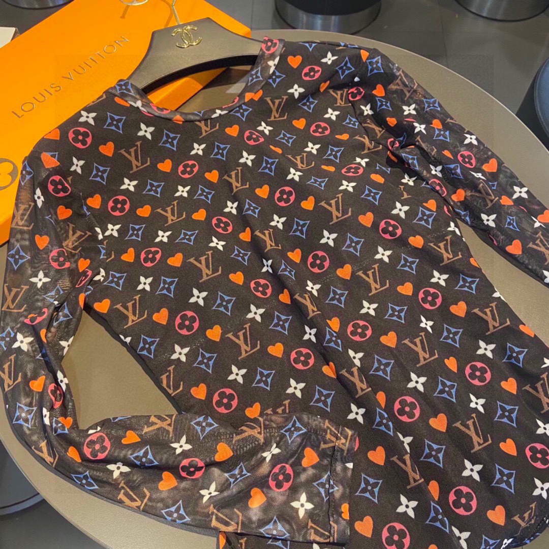 Louis Vuitton Monogram one-piece swimsuit LV 1A9N67