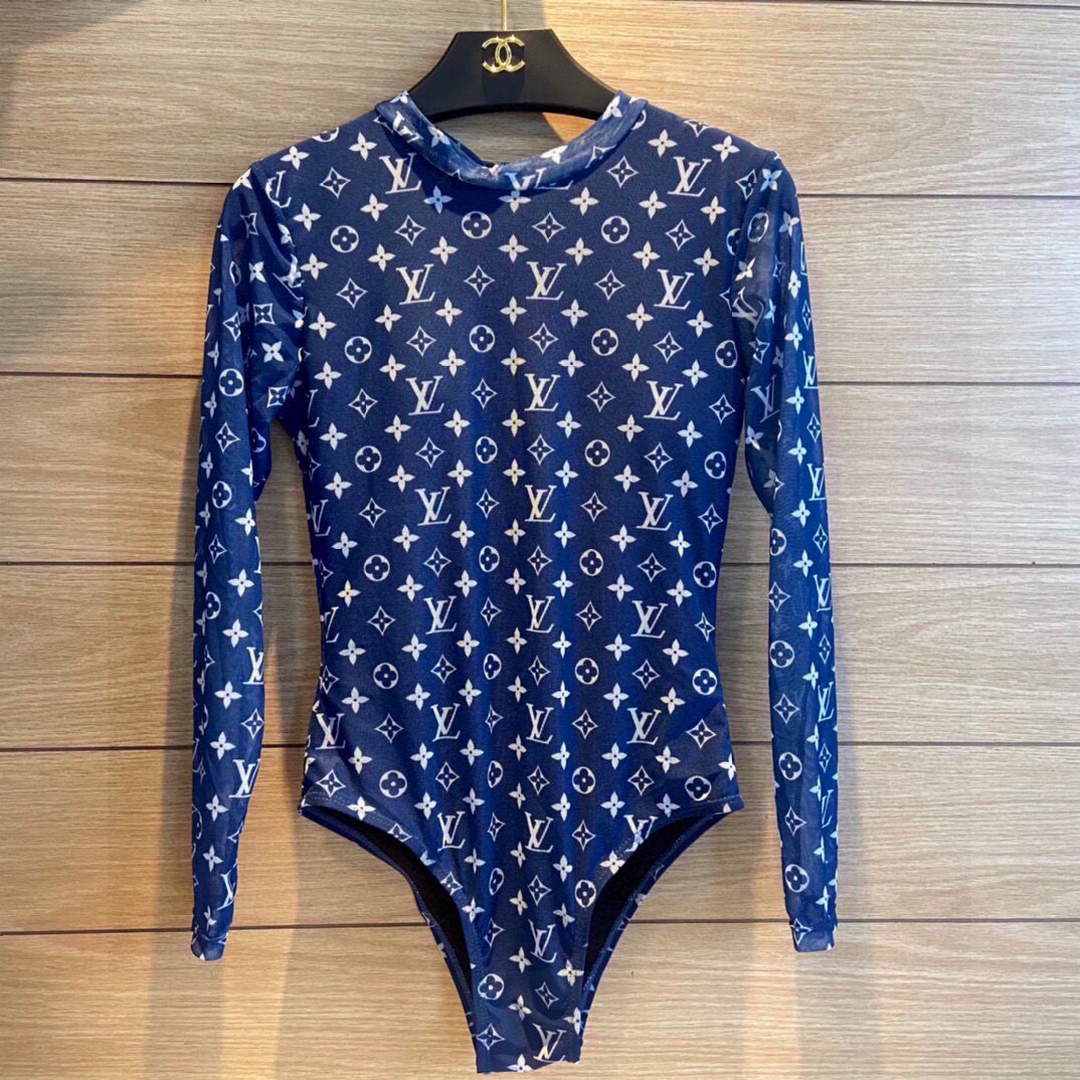Louis Vuitton Monogram one-piece swimsuit LV 1A9N68 - S - View 1