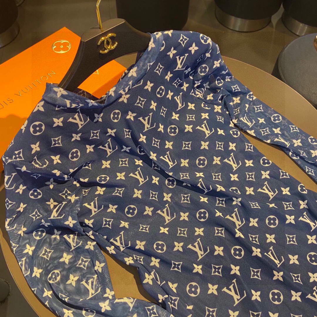 Louis Vuitton Monogram one-piece swimsuit LV 1A9N68