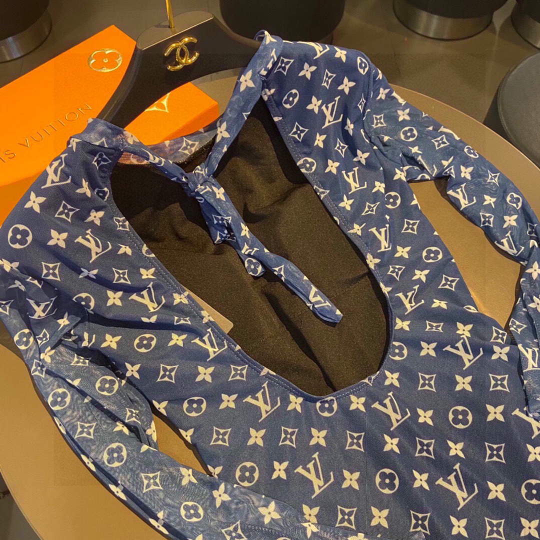 Louis Vuitton Monogram one-piece swimsuit LV 1A9N68