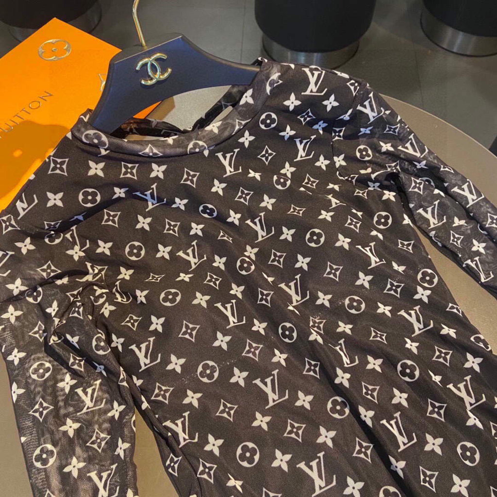 Louis Vuitton Monogram one-piece swimsuit LV 1A9N69