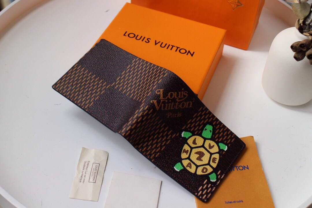 Louis Vuitton Multiple Wallet LV N60396 Giant Damier Ebene