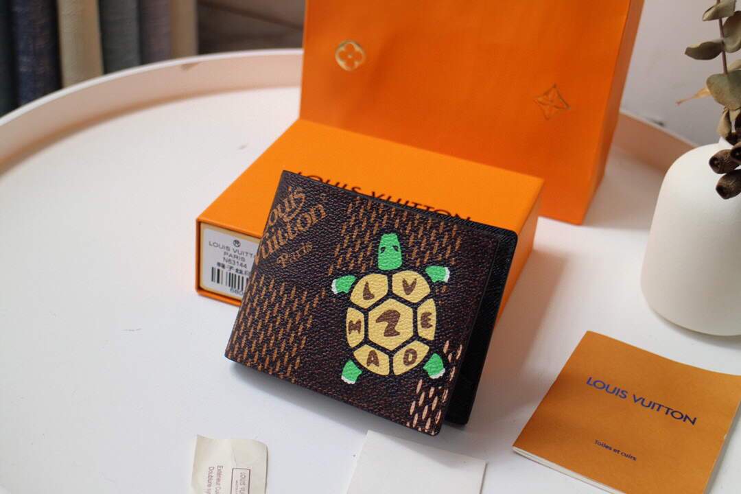 Louis Vuitton Multiple Wallet LV N60396 Giant Damier Ebene