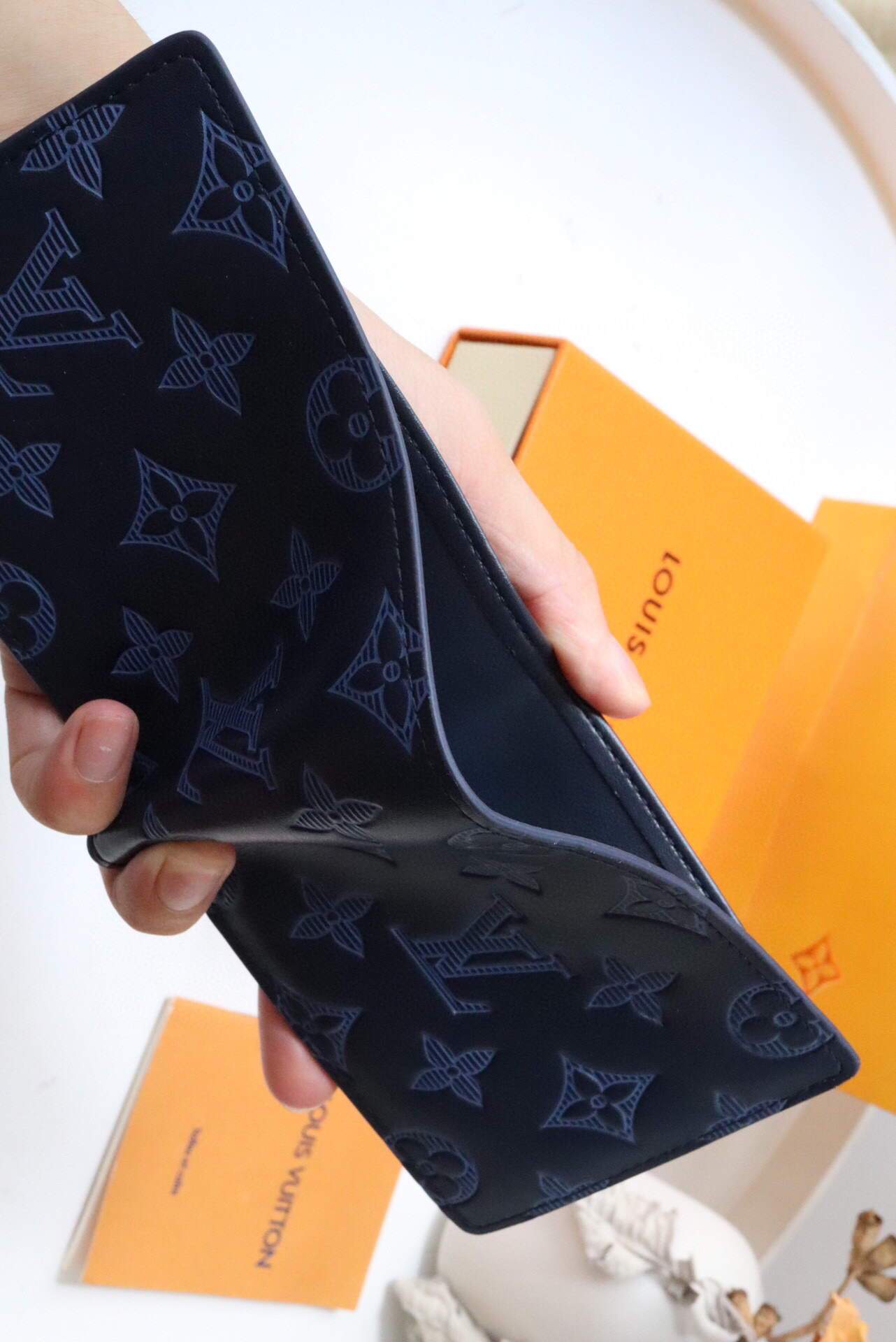 Louis Vuitton Multiple Wallet LV M80422 Monogram Shadow Leather