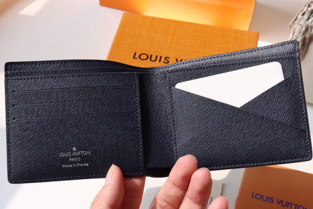 Louis Vuitton Multiple Wallet LV N62663 Damier COBALT CANVAS Blue