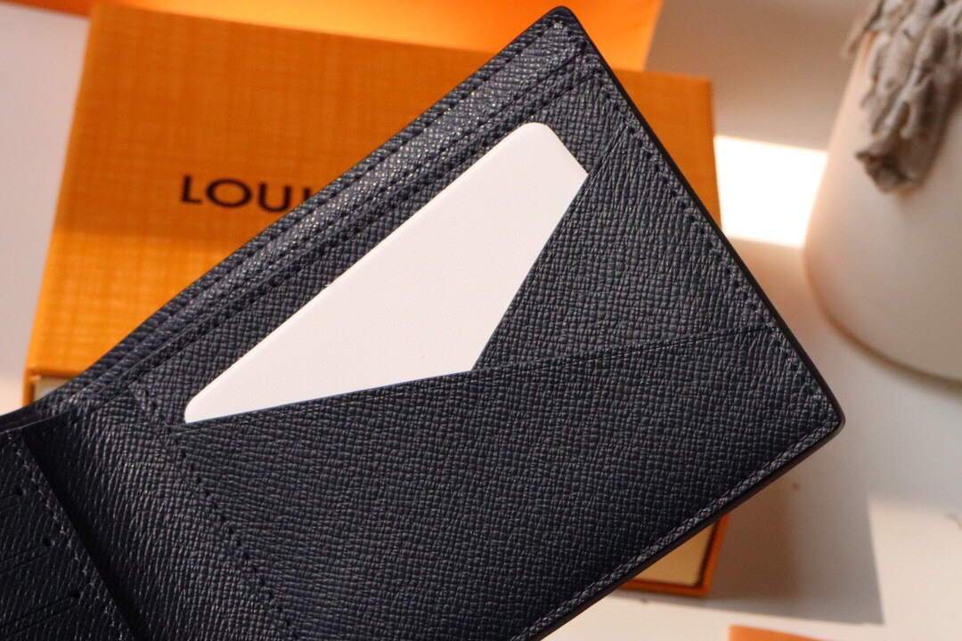 Louis Vuitton Multiple Wallet LV N62663 Damier COBALT CANVAS Blue