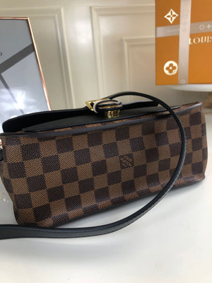 Louis Vuitton N40148 LV Trendy Crossbody Bag Damier Ebene Black - Default Title - View 4