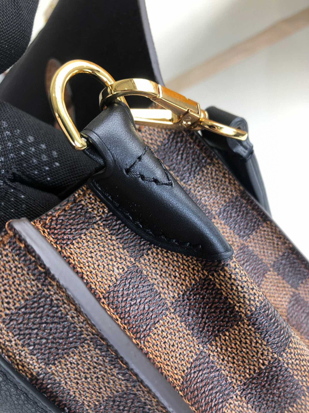 Louis Vuitton N40148 LV Trendy Crossbody Bag Damier Ebene Black - Default Title - View 6