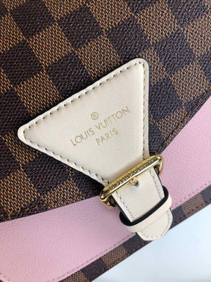 Louis Vuitton N40148 LV Trendy Crossbody Bag Damier Ebene Pink - Default Title - View 5