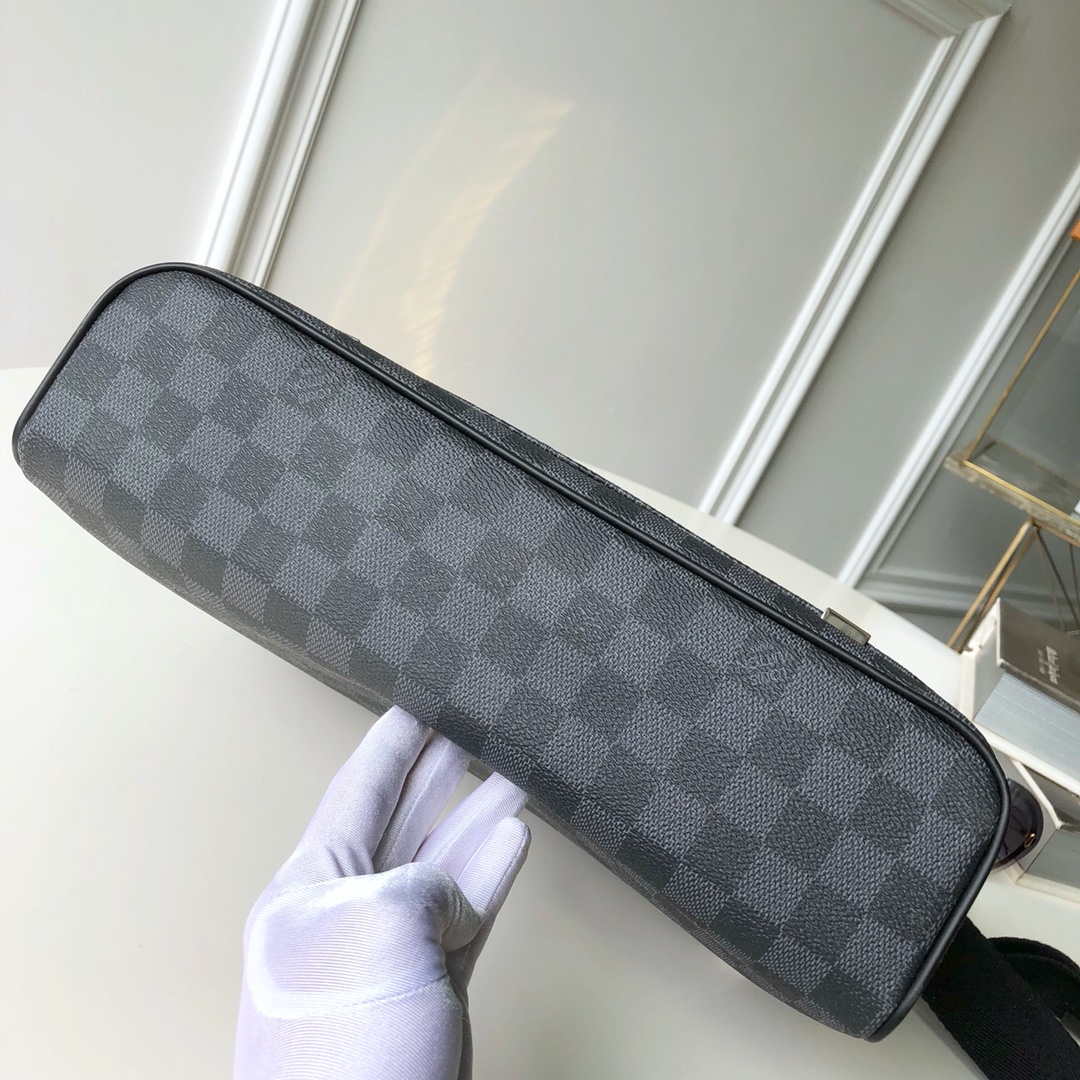 Louis Vuitton N41029 District MM Damier graphite Black - Default Title - View 6