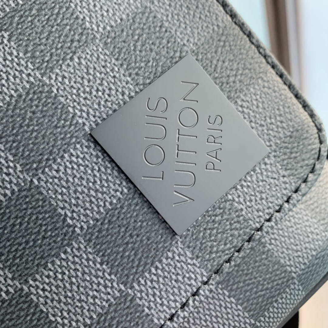 Louis Vuitton N42710 District PM Damier graphite Black - Default Title - View 5