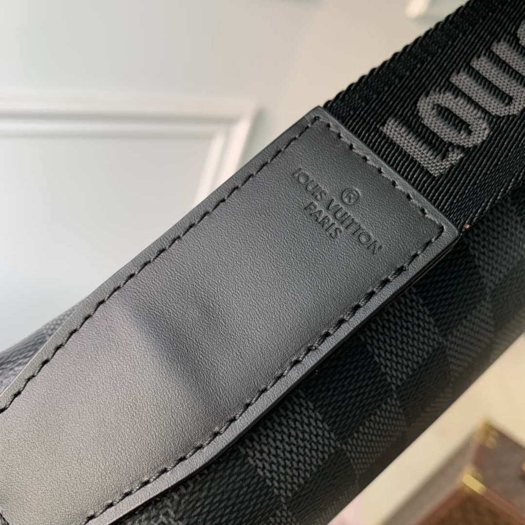Louis Vuitton N42710 District PM Damier graphite Black - Default Title - View 7