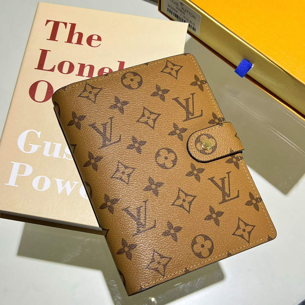 Louis Vuitton R20105 Medium Ring Agenda Cover Tan