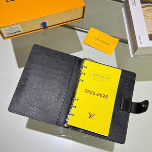 Louis Vuitton R20222 Medium Ring Agenda Cover Black - Default Title - View 2