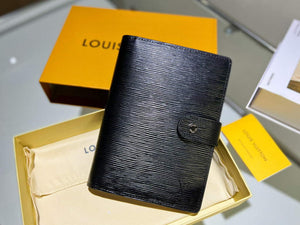 Louis Vuitton R20242 Medium Ring Agenda Cover Black - Default Title - View 1