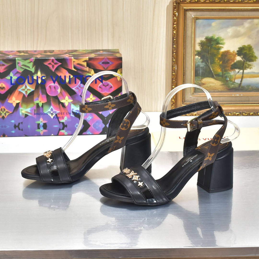 Louis Vuitton Sandals LV Fashion Shoes Women 75mm L991332