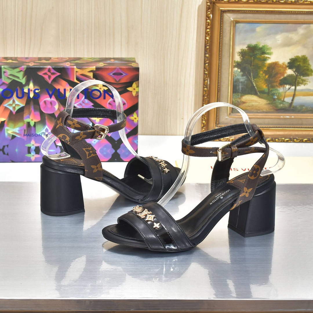 Louis Vuitton Sandals LV Fashion Shoes Women 75mm L991332