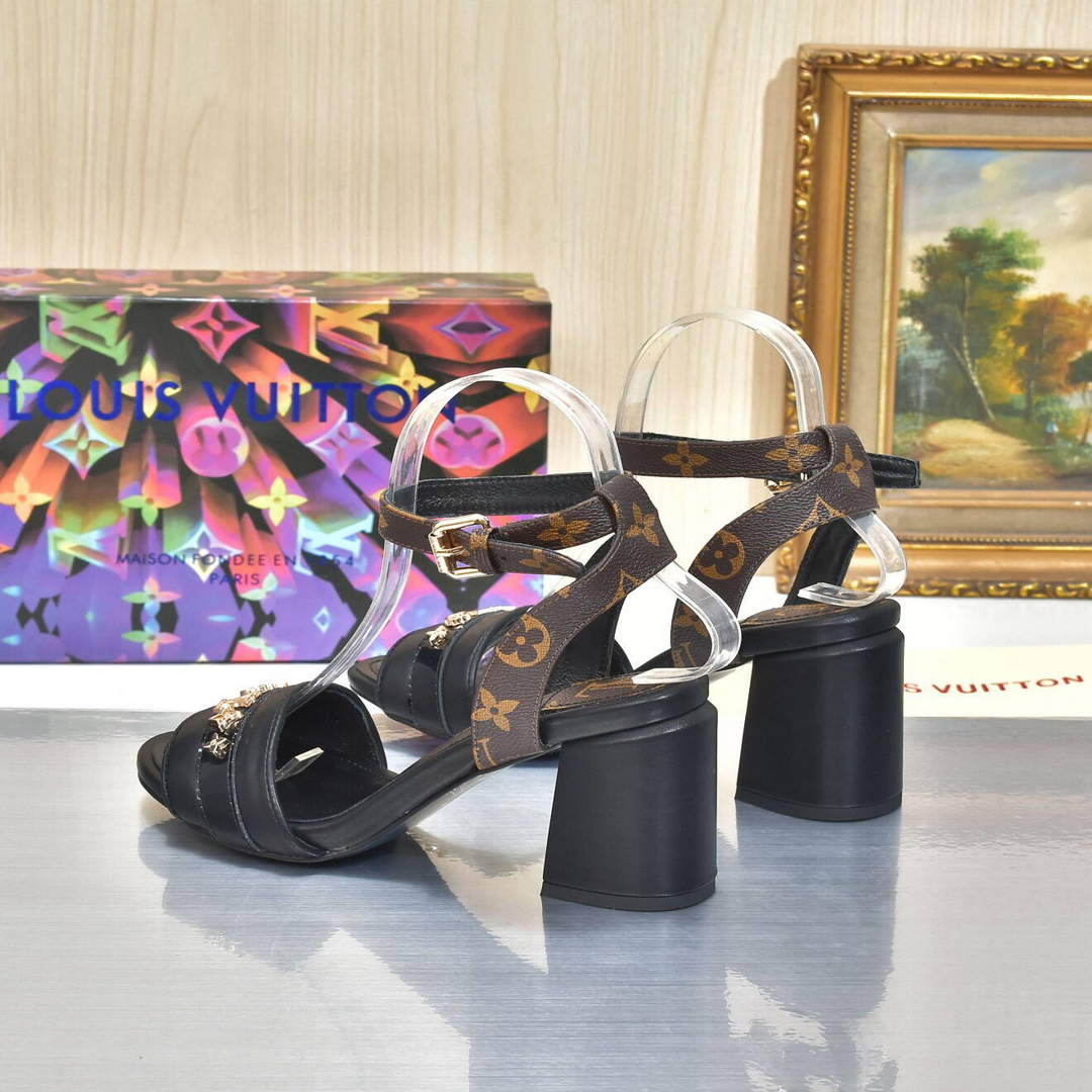Louis Vuitton Sandals LV Fashion Shoes Women 75mm L991332