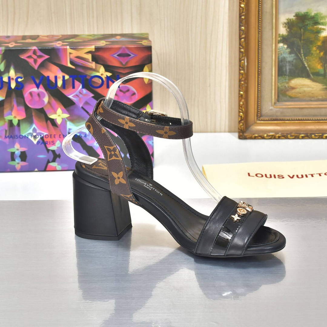 Louis Vuitton Sandals LV Fashion Shoes Women 75mm L991332