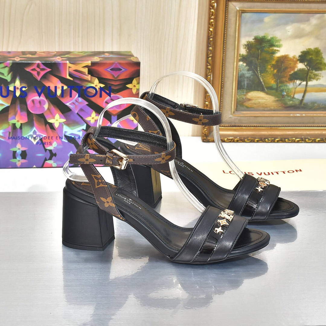 Louis Vuitton Sandals LV Fashion Shoes Women 75mm L991332