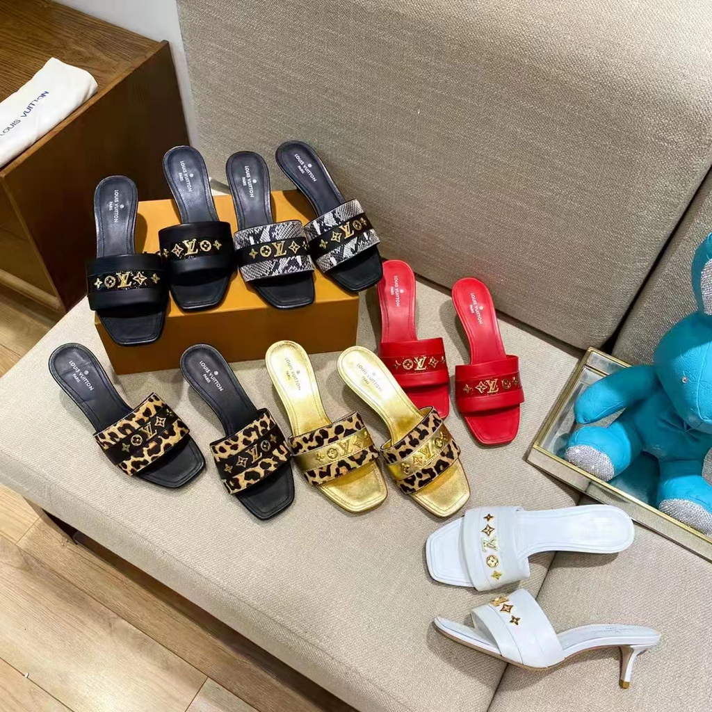 Louis Vuitton Sandals LV Slippers Shoes Women 90mm L991303