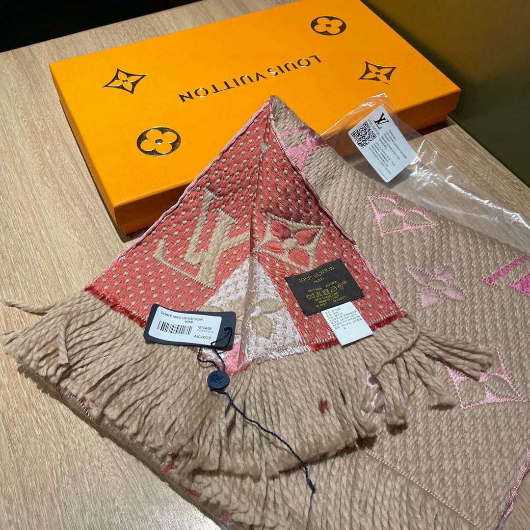Louis Vuitton Scarves Designer Classic Scarf L38918