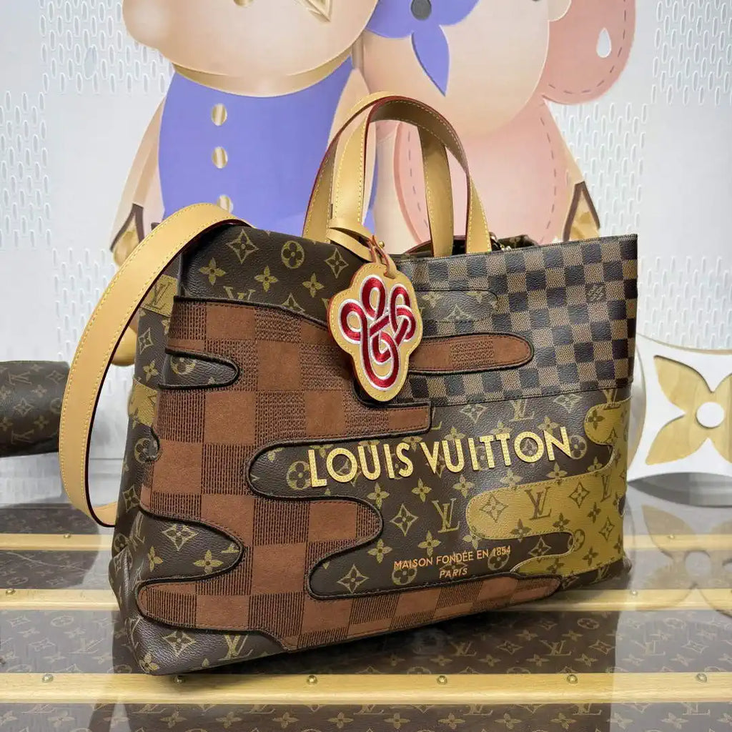 Louis Vuitton Shopper Tote MM Bag LV M15274 Other Monogram Canvas